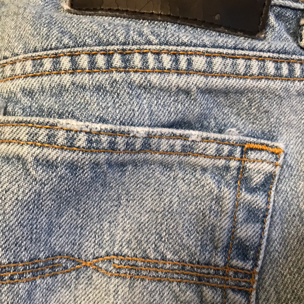 Gently worned express jeans